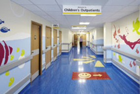 Paediatric ward at Colchester General Hospital