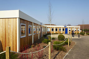 Highly sustainable modular building at Sparsholt College