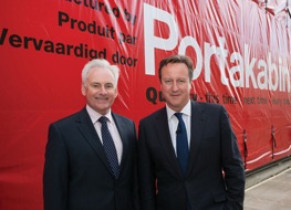 Portakabin - visit from David Cameron